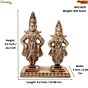 Lord Vitthal Rukmani Murti for Home Temple Pooja BH11620