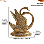 Metal Swan Napkin Holder for Dining Table | Decorative Tissue Paper Stand for Home & Kitchen, BH11655