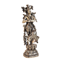Standing Radha Brass Murti for Home Temple, Puja Room & Spiritual Decor BH11690