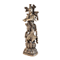 Standing Radha Brass Murti for Home Temple, Puja Room & Spiritual Decor BH11690