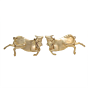 Brass Cow Pair wall hanging KBH11694