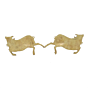 Brass Cow Pair wall hanging KBH11694