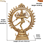 Brass Nataraja Idol Nataraja Dance Murti  24 Inch KBH11697