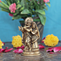 Brass Radha Krishna Statue KBH11701