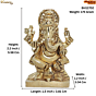 Brass Ganesha Statue KBH11702