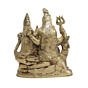 Brass Shiv family Statue 5 Inch KBH11712