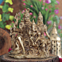 Brass Shiv family Statue 5 Inch KBH11712