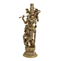 Brass Krishna Statue 14 Inch KBH11714