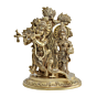 Brass Radha Krishna Statue KBH11720