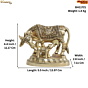 Brass Cow & Calf KBH11721
