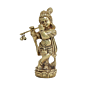 Brass Krishna Statue 5 Inch KBH11722