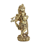 Brass Krishna Statue 5 Inch KBH11722