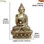 Brass Budhha KBH11724