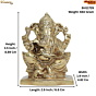 Brass Ganesha Statue KBH11729