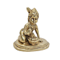 Brass Bal Krishna Bal Gopal Idol 3 Inch KBH11731