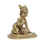 Brass Bal Krishna Bal Gopal Idol 3 Inch KBH11731