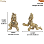 Brass Bal Krishna Bal Gopal Idol KBH11735