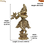 Brass Krishna Idol KBH11738