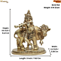Brass Krishna Idol KBH11744