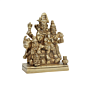 Brass Shiv Family Idol Shiv Parvati Kartikey Ganesha KBH11747