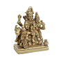 Brass Shiv Family Idol Shiv Parvati Kartikey Ganesha KBH11747