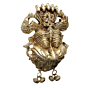 Brass Najariya face Ganesha Wall Hanging KBH11749