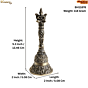 Brass Pooja Bell | Solid Brass Ghanti for Mandir BH11878