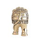 Decorative Brass Elephant Statue for Home Decor, Vastu & Spiritual Decoration BH11881