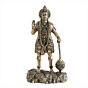 Brass Hanuman Murti for Home Temple, Pooja Room & Spiritual Decor BH11890