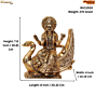 Brass Brahmani Maa Idol for Pooja & Home Temple BH11910