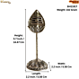 Brass Murugan Vel with Base | Lord Murugan Vel Statue for Home Temple & Pooja Decor, BH11917