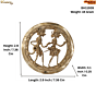 Traditional Tribal Dhokra Brass Mini Wall Hanging for Home & Office BH11939