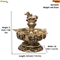 Brass Nandi Diya Nandi Bull Brass Oil Lamp for Home Temple, Puja & Shiv Worship Decor BH11970