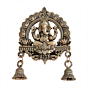 Decorative Brass Lord Ganesh Bell Wall hanging for Home Temple, BH11971