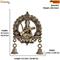 Brass Saraswati Bell Hanging for Home Temple BH11973