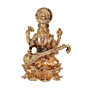 Goddess Saraswati Murti for Home Temple & Study Table BH12019
