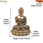 Brass Buddha Idol for Home Decor & Meditation, BH12024