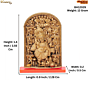Brass Hanuman Idol Small Mini Hanuman Murti for Pooja BH12029