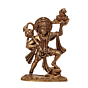 Brass Hanuman Idol Small | Mini Bajrangbali Murti for Pooja BH12036