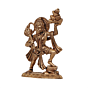 Brass Hanuman Idol Small | Mini Bajrangbali Murti for Pooja BH12036