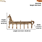 Brass Horse Keychain Holder Wall Hanging BH12048
