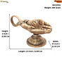 Traditional Brass Deepak for Home Temple BH12051