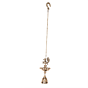 Brass Peacock Hanging Diya Wall Hanging for Home Temple BH12052