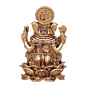 Small Brass Ganesh Murti on Lotus BH12069