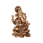 Small Brass Ganesh Murti on Lotus BH12069