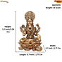 Small Lakshmi Statue for Home Temple, Pooja Room & Spiritual Decor BH12070