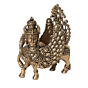 Religious Brass Kamdhenu Murti for Home Temple, Pooja Room & Vastu Decor BH12074 