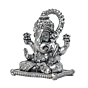Decorative Silver Ganesh Statue for Pooja & Spiritual Decor BH12082