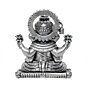 Decorative Silver Ganesh Statue for Pooja & Spiritual Decor BH12082