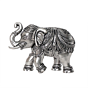 Decorative Silver Finish Elephant Idol for Home Decor, Office Table, Vastu & Good Luck Symbol BH12084